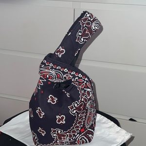 Carlton Yaito Knot Paisley Bag in Red/Navy Blue